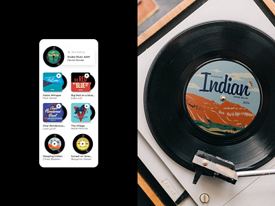 Suitcase - Sounds of a location app graphic design product design ui ux