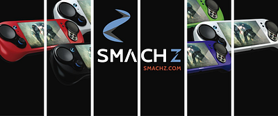 Smach Z: Stand design for the Tokio Game Show 2018 graphic design handheld logo smach z stand tokio game show video games videogames