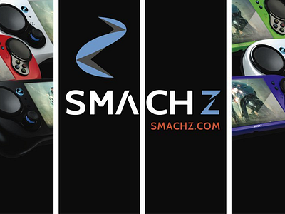 Smach Z: Stand design for the Tokio Game Show 2018 graphic design handheld logo smach z stand tokio game show video games videogames