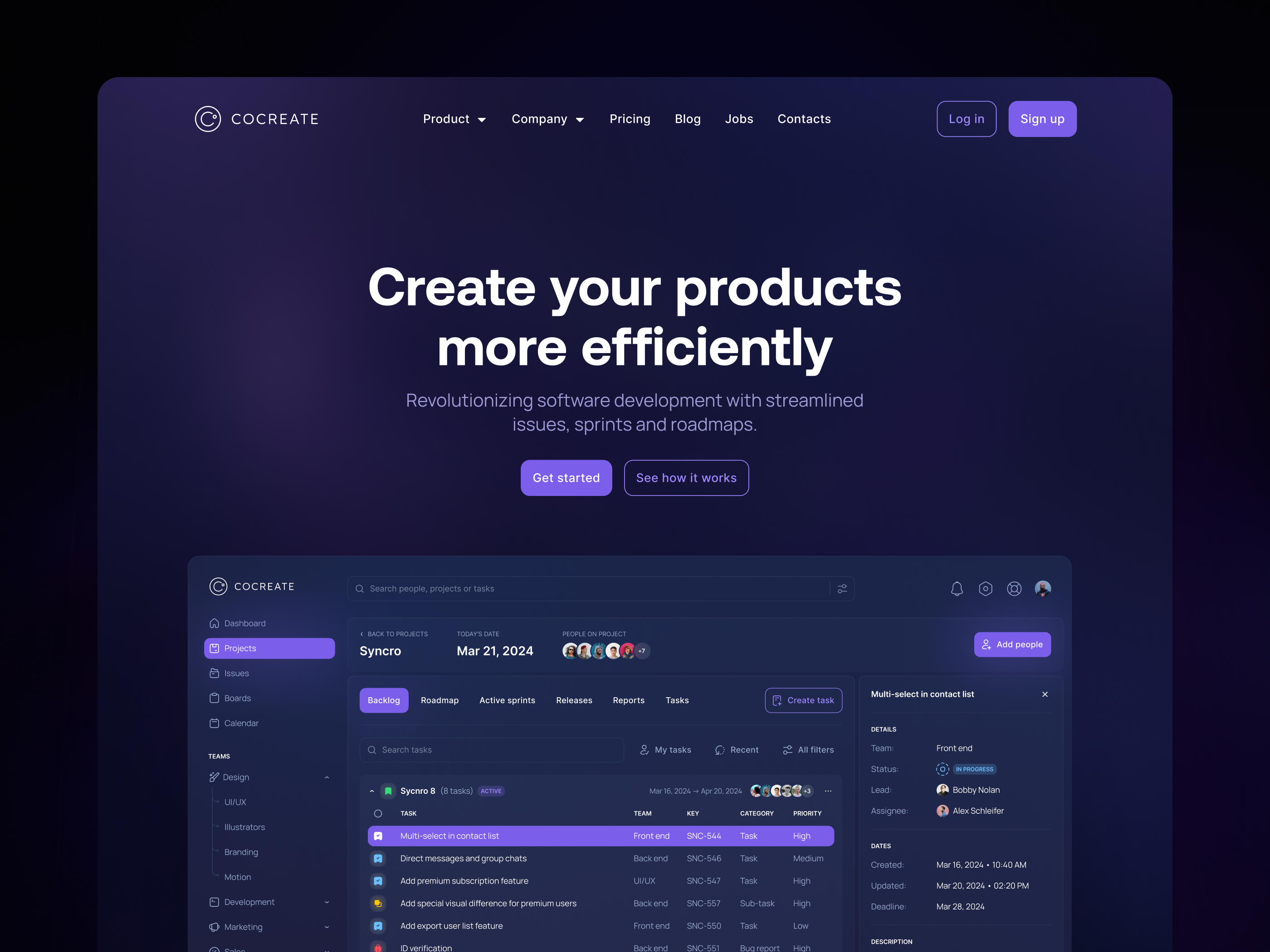 Example of Landing Page Design