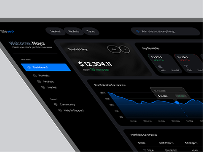 Financial Investment Dashboard dashboard dashboard design finance finance design financial analytics fintech ui ux