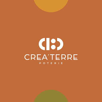 CREA’TERRE atelier branding business company design graphic design green home house illustration logo modern nature poterie rich typography vector