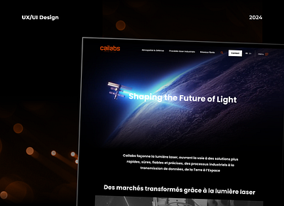 CAILABS - Webdesign for the leader in laser light processing branding figma ui uw webdesign website wordpress