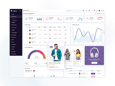 Lagos – Multipurpose Admin Dashboard Template admin bookmark calendar chart charts ecommerce admin forms gallary multipurpose tables tasks ui ui kit