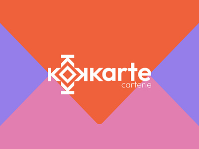 KARTE branding business card colorful company design graphic design illustration logo modern typography vector