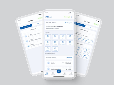 Redesign - BCAmobile bank branding finance mobile product ui ux