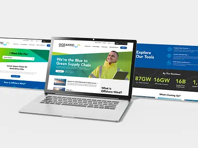 Oceantic Network web design