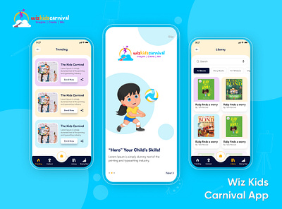 The Kids Carnival App app app design designer graphic design kid kids ui uiux