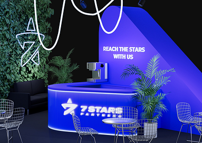 booth design 3d booth booth design cinema4d event event design exhibition graphic design neon stand visual identity