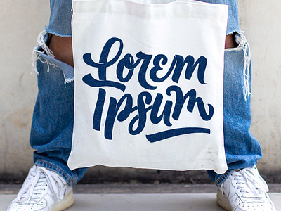 Lorem Ipsum: Hand lettered logo based on brush calligraphy adobe illustrator brush calligraphy brush script expressive script graphic design hand drawn logo hand drawn type hand lettered logo hand lettering logo logo design logo type script lettering typography vectorized vectorized hand lettering vectorizing lettering vectorizing script wordmark