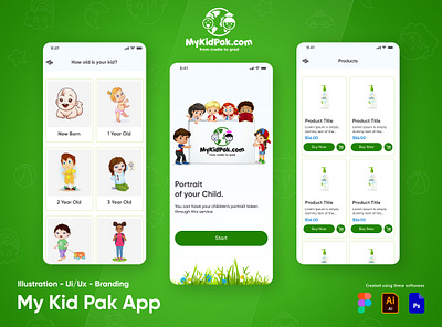Child Care App app design care design kids kids care ui uiux ux web