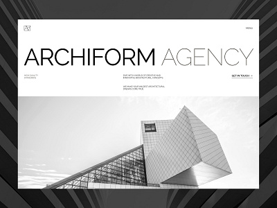 Website for Architecture agency design figma landing page motion site ui ux web