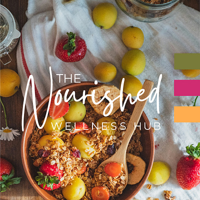 The Nourished Wellness Hub - Rebrand brand identity branding graphic design holistic logo nutrition social media web design wellness wholesome