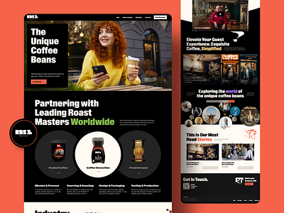 Miles and Leo Coffee Branding - Online eCommerce Platform advertising app design app interface brand branding coffee creative logo graphic design illustration logodesign mobile app