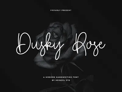 Dusky Rose Handwriting Font beautiful font best seller font branding cricut font cursive font design graphic design handwriting font handwritten font illustration modern font modern script font monoline font motion graphics procreate font signature font single line font website font wedding font wedding script font