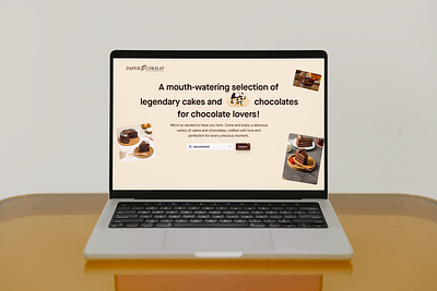 Dapur Cokelat - Hero Page animation branding cake chocolate cupcake fooddrink graphic design landing page motion graphics sweet ui ux website