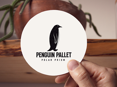 PENGUIN PALLET LOGO animal bird bird logo branding design graphic design illustration logo penguin penguin logo