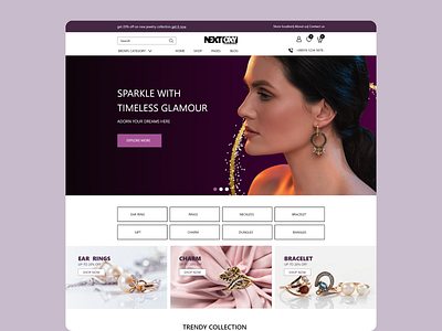 Full Page eCommerce Website UX/UI Design ecommerce full page graphic design ui web design web page