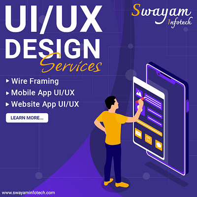 UI/UX Design and Development Company - Swayam Infotech animation design graphic design logo ui uiux design uiux design services company