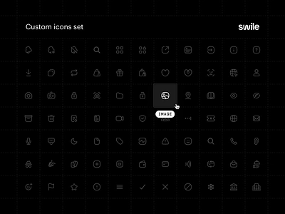 👨‍🎨 Custom icons for Swile apps app curves custom custom icons icon icons icons set iconset line line icons squircle ui ui icons