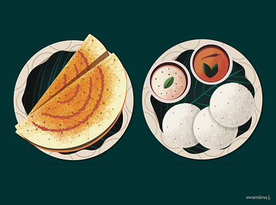 Packaging design: Dosa and Idli batter branding design digital illustration dosa fmcg packaging design food illustration idli illustration illustrator label design logo packaging packaging design south indian food