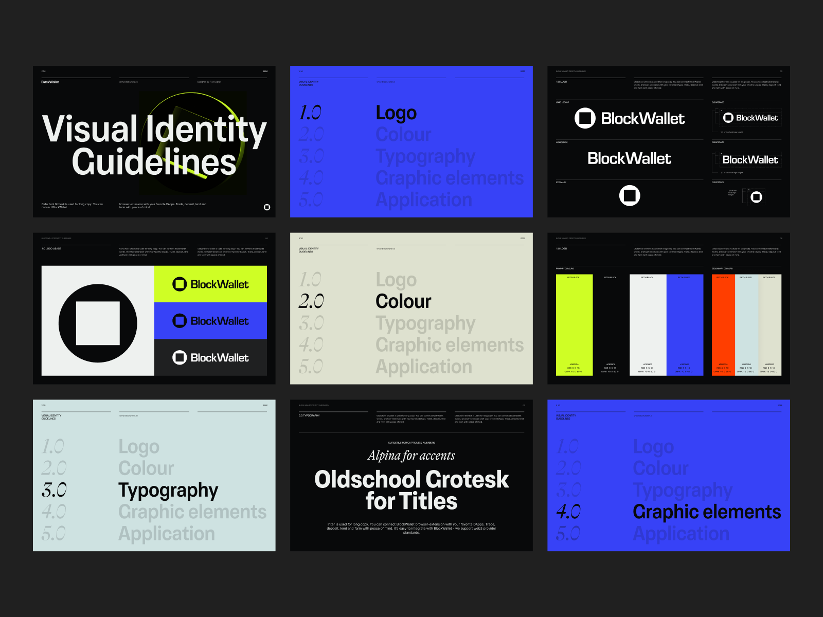 Example of BlockWallet | Visual Identity
