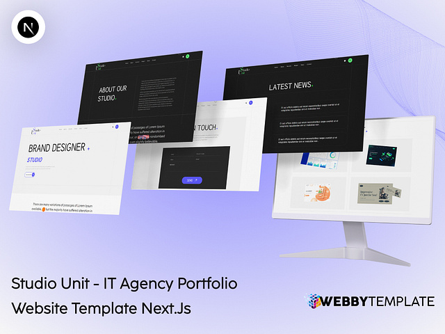 Nextjs Portfolio designs themes templates and downloadable graphic