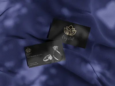 Brand Identity: Crystal Elegance banner brand identity branding brochure design design graphic design illustration jewelry branding logo photoshop social media graphics visiting card