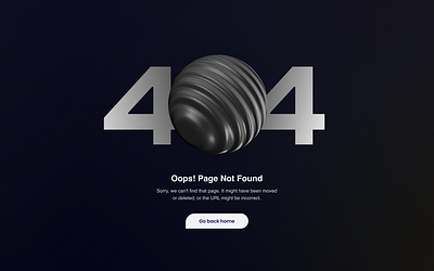 404 | Page not found 404 dailyui design error web page not found ui ui design ux design uxui design