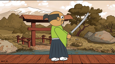 Samurai animation