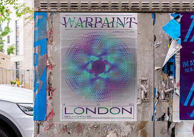 Warpaint - Illustration & graphic project abstract adobe illustrator contemporary design geometric gradient graphic design illustration