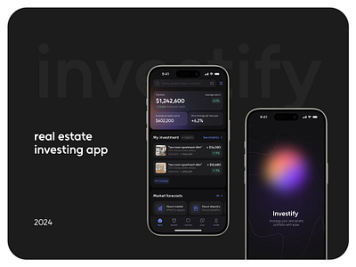 Real estate investing app app application bank bank mobile app blockchain branding cash credit crypt design financial fintech investing investment mobile property real estate realty ui ux