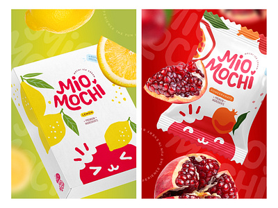Mio Mochi | Branding | Packaging branding design graphic design ice cream illustration logo london mochi packaging typography