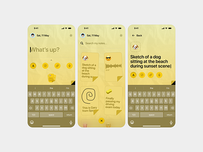 013 – notes app mobile screens create note mobile app mobile screens mobile ui notes app notes ios