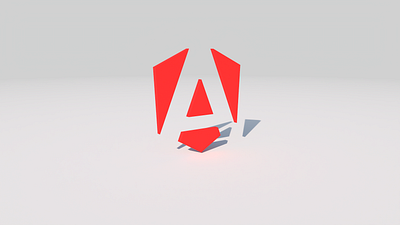 Angular-3D logo 3d 3dlogo angular animation branding design graphic design illustration logo motion graphics typography ui uiux ux vector