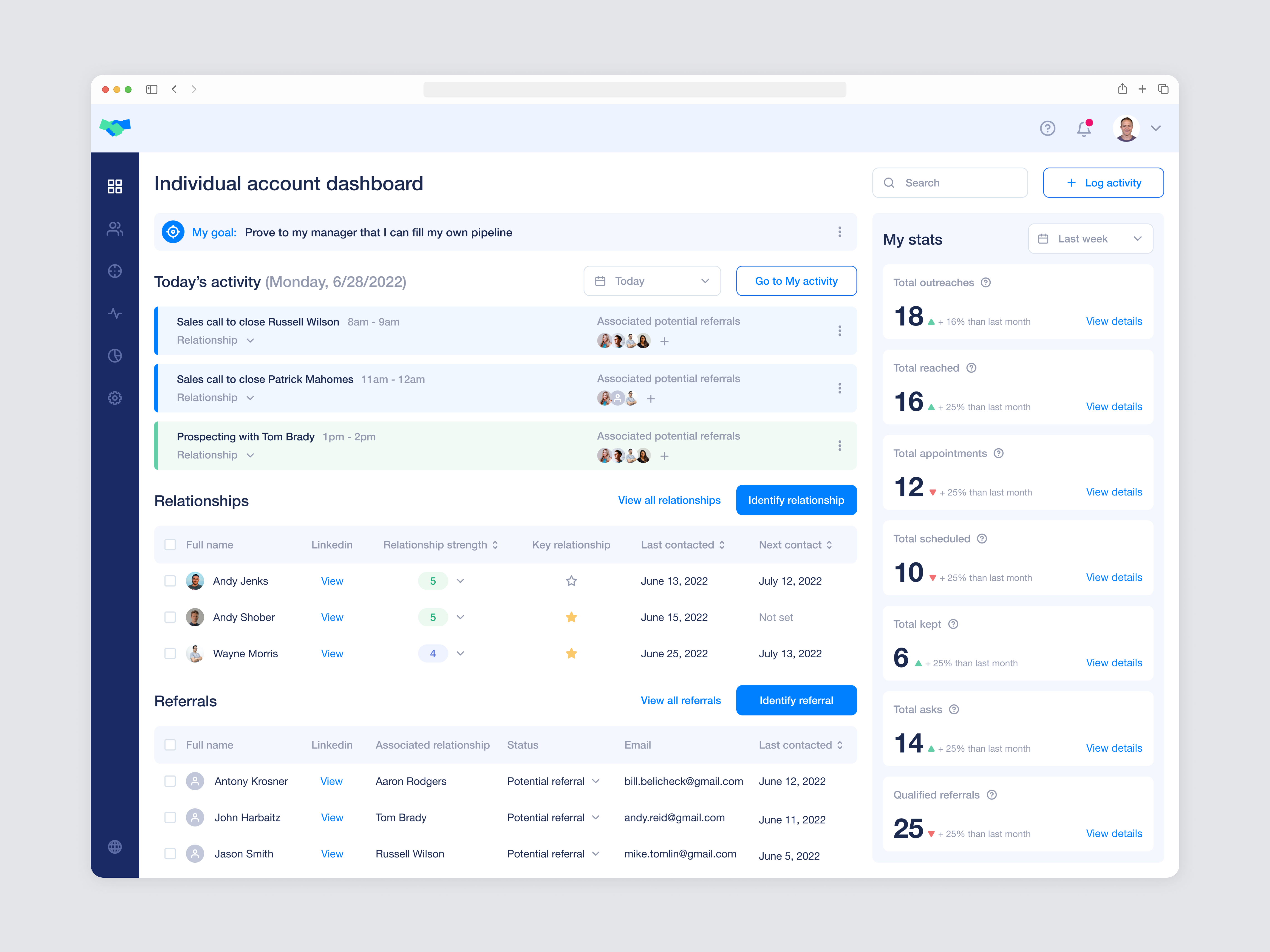 Example of How we designed an MVP of a unique referral-based platform