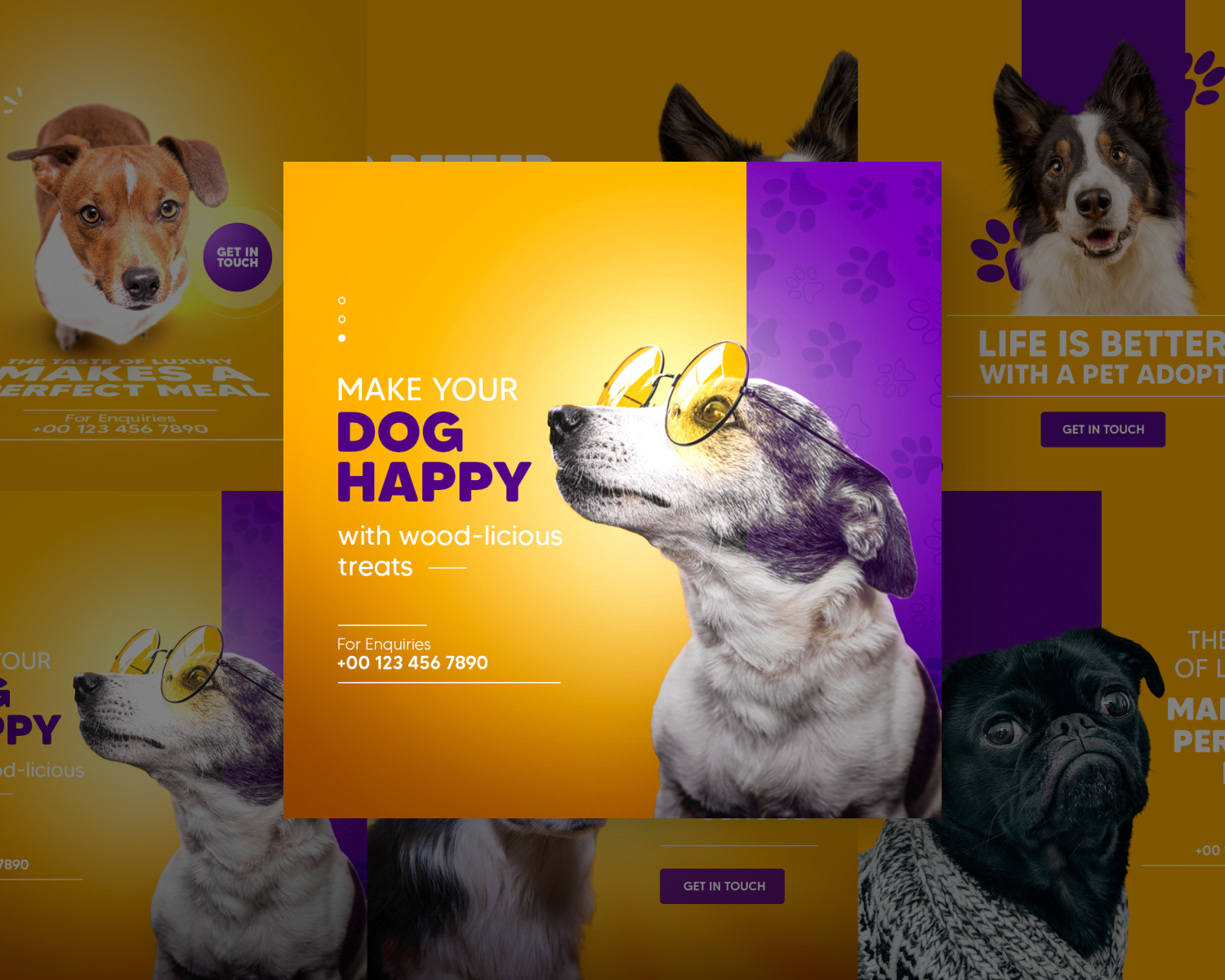 Pet Social Media Post Design by Sayem on Dribbble