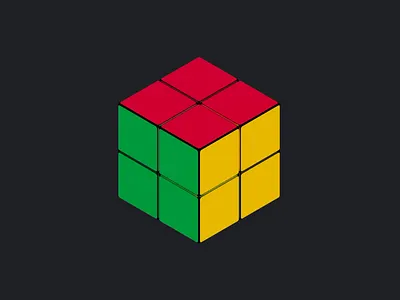 Rubik's cube 3d 3ddesign design game rubikscube spline ui