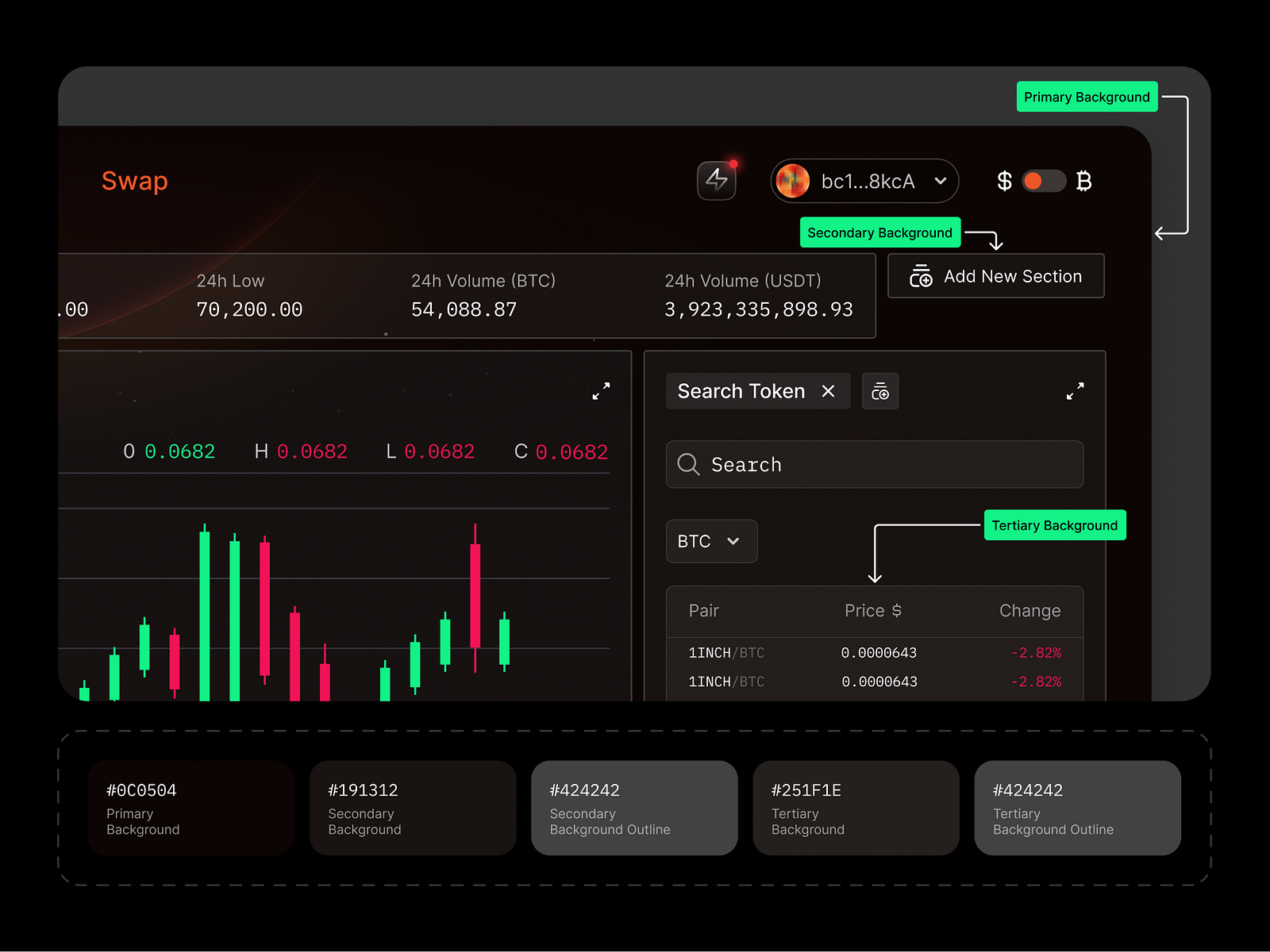 FinTech/Crypto App UI Design by Jackie Brown for JBW on Dribbble