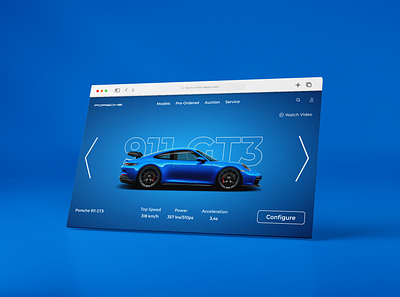 Porsche website home page design design desiner graphic design home page porsche web design ui ui ux web design website design