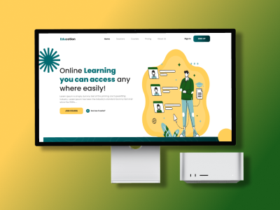 Online Learning Website Design Layout by DipannitaSarkar on Dribbble