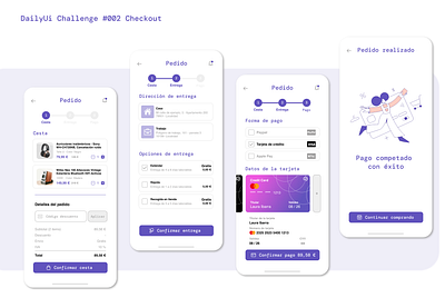 Checkout • Finalización de compra app | UI / UX dailyui dailyuichallenge graphic design interfaces ui uidesign uiux