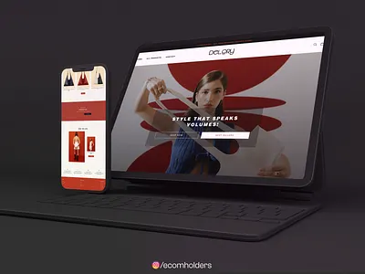Delory - Shopify Branded Store branding design dropshipping ecommerce ecommerce store logo shopify shopify dropshipping shopify stotre ui user interface
