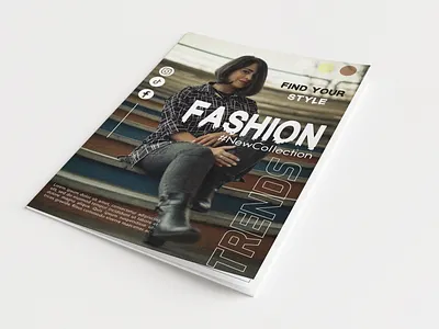 I will design professional eye catchy magazine cover banner design booklet brochures business card catalogue design flyers invitation card magazine cover design magazine design rack card social media post voucher design