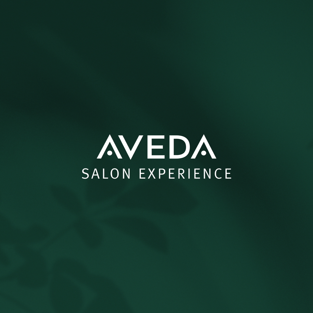 Aveda Salon Experience Campaign brand brand assets branding campaign concept creative design graphic design green hair identity illustration logo salon vector