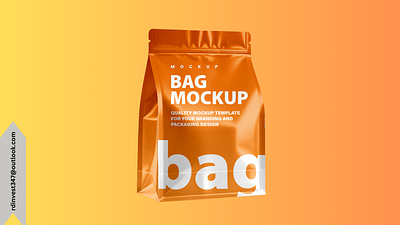 Multi-Purpose Plastic Bag Mockups branding coffee bag graphic design logo mockups