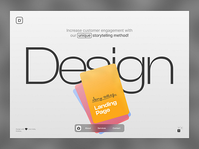 D3 Design explore branding design graphic design typography ui