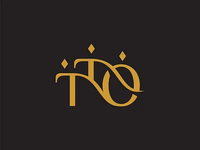 TTO Logo branding diamond gold graphic design harmony letter logo ot t to tt