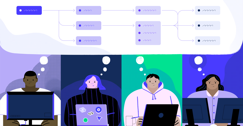 Understanding Systems app branding computers coworking design flat icon idea illustration server tech texture ui vector