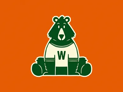 Camp Whittle, Bear animal bear branding camp camping illustration logo logo design nature outdoors